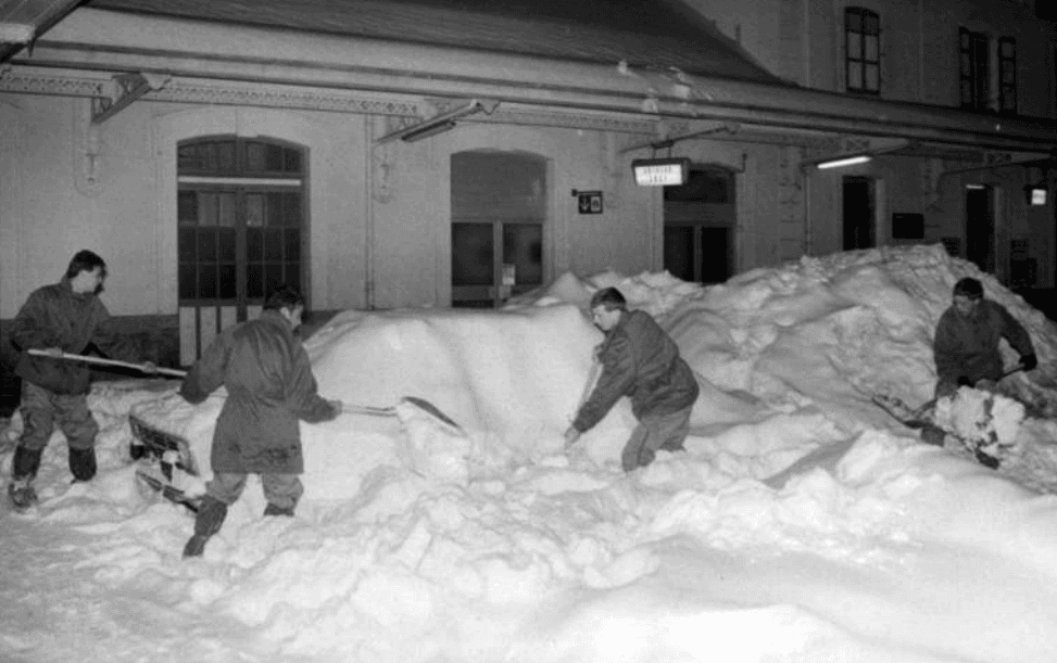 90 cm de neige à Thonon-les-Bains en février 1985 !